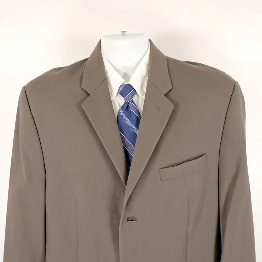 Calvin Klein Wool Beige Blazer‎ 42L 3 Button